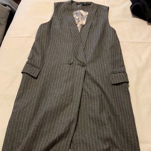 Zara Woman pinstripe waistcoat